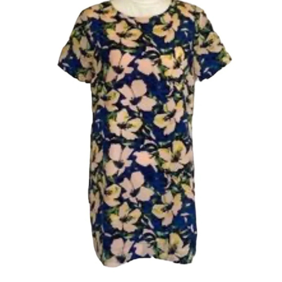 J Crew Floral Tropical Print Shift Dress Sz M - Picture 14 of 14